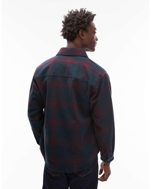 Carhartt Blue Brennan Shirt Jacket for men
