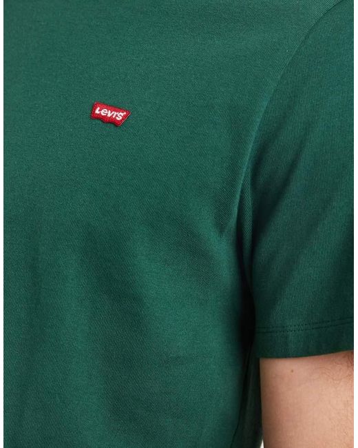 Levi's Green Original Batwing Logo T-shirt for men