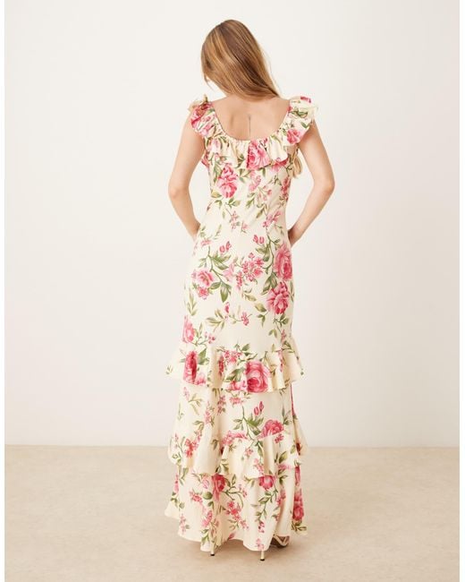 midi terracotta dress Gauze Ruffle Midi Dress- Terracotta