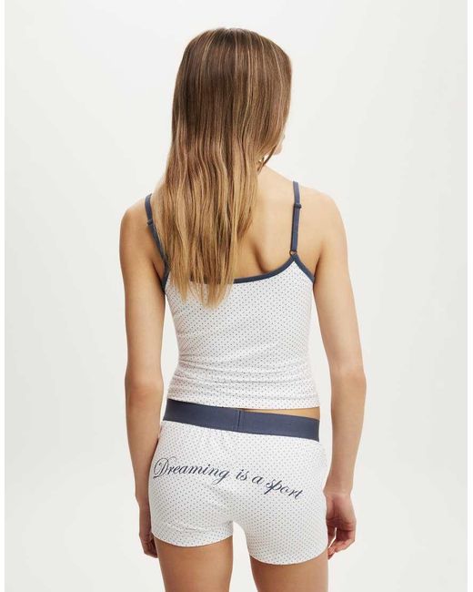Cotton On White Dreamy Soft Boyshort