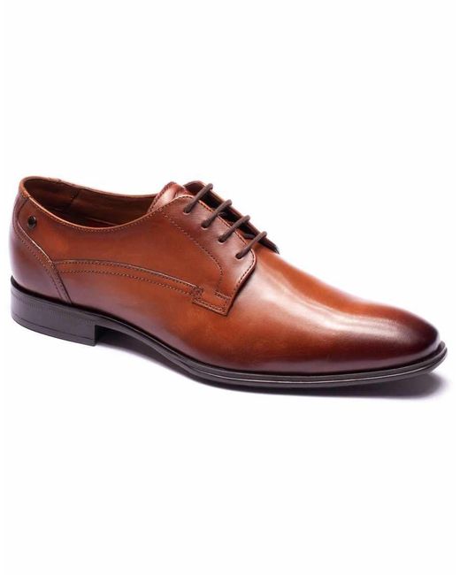Base London Red Vance Lace Up Shoe for men