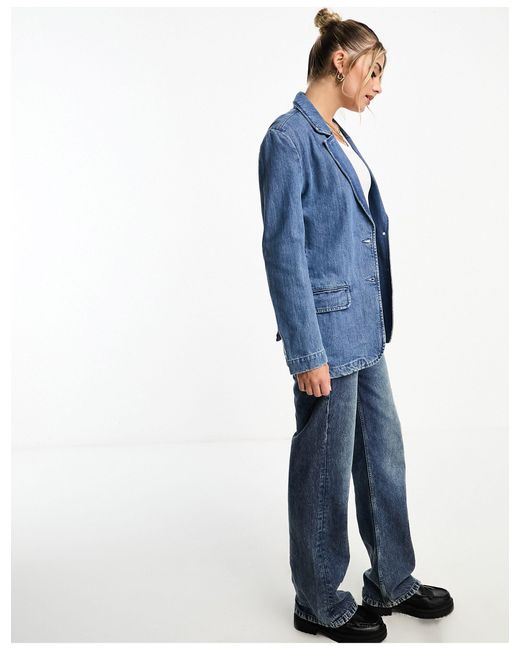 Pull&Bear Blue – jeans-blazer