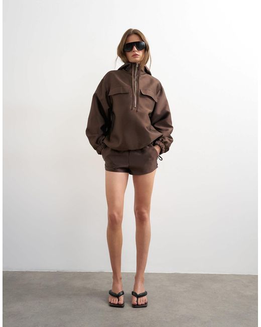 TOPSHOP Brown – bomberjacke