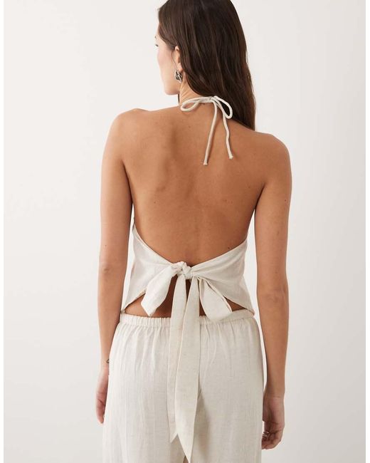 esmé studios White Esmee Longline Beach Top