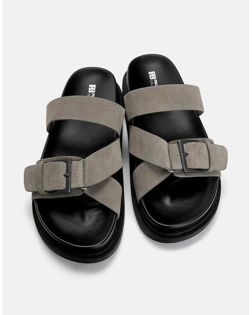 Sandali di Pull&Bear in Black