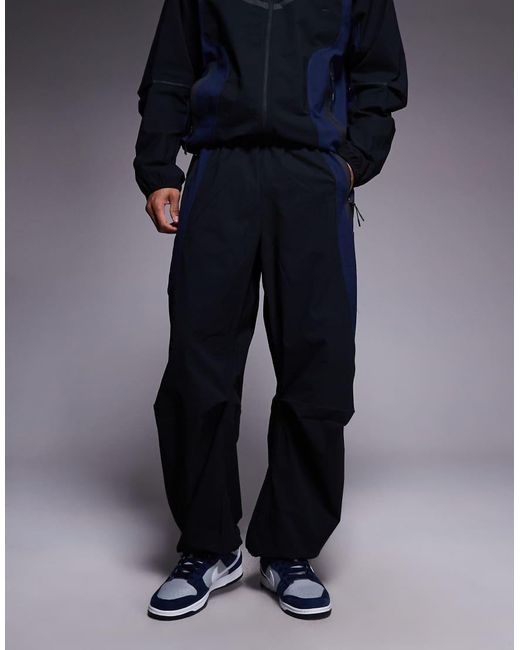 Nike Blue Tech Woven Joggers for men