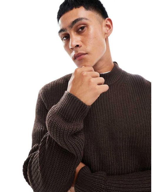 Black chunky jumper online