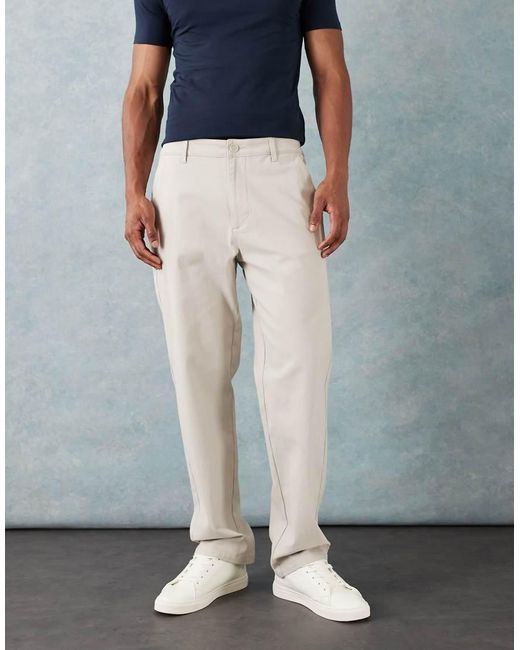 ASOS Natural Straight Chinos for men