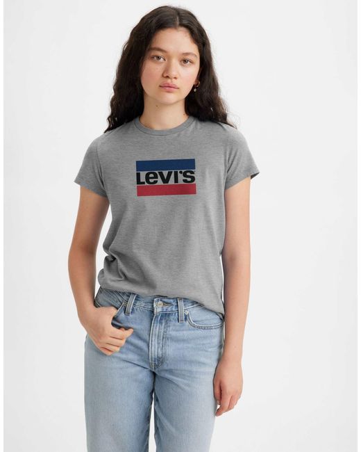 Levi's Blue – the perfect tee core sportswear – t-shirt mit logo