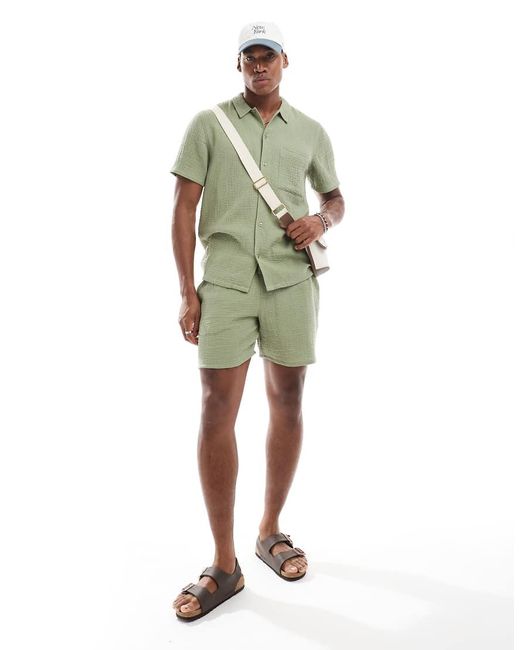 Pantaloncini di New Look in Green da Uomo