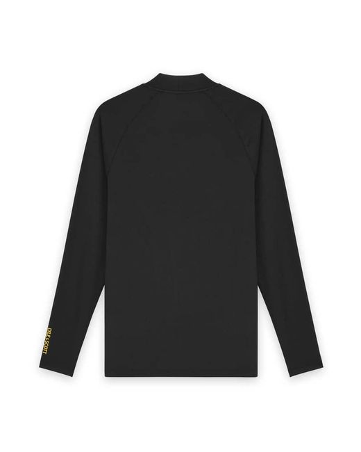 Lyle & Scott Black Ls T-Shirt Tech Baselayer for men