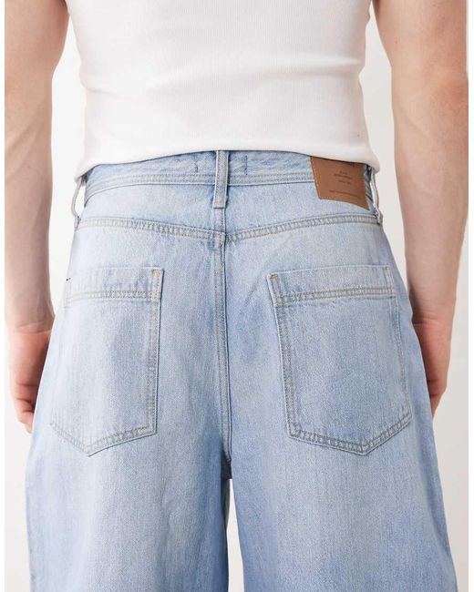 Jack & Jones Blue Joey Barrel Jeans for men