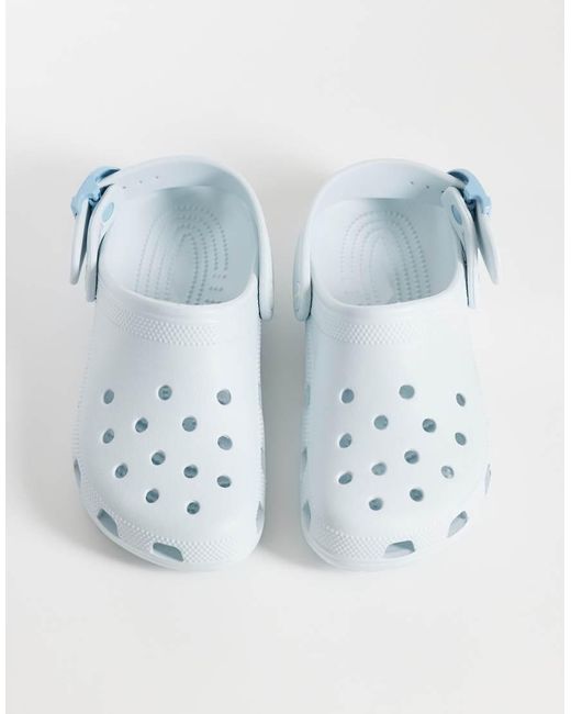 CROCSTM Blue Classic Buckle Clog