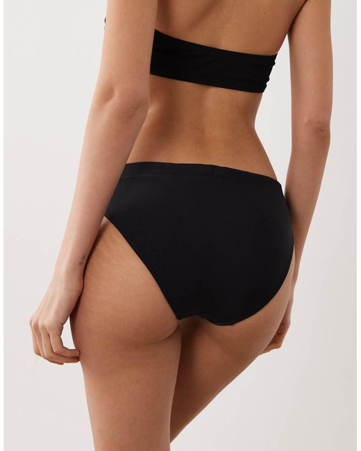 Speedo Blue Swim Bottoms Solid Classic Bikini Bottom