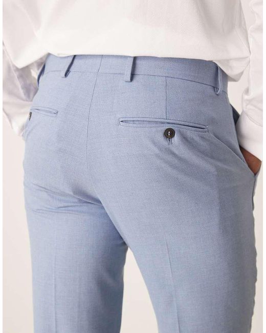 SELECTED Blue Liam Regular Fit Trouser for men