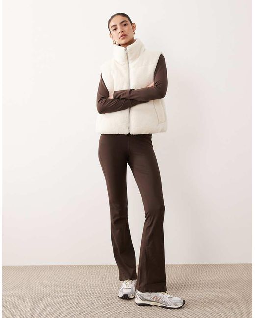 Abercrombie & Fitch Natural Ypb High Neck Gilet