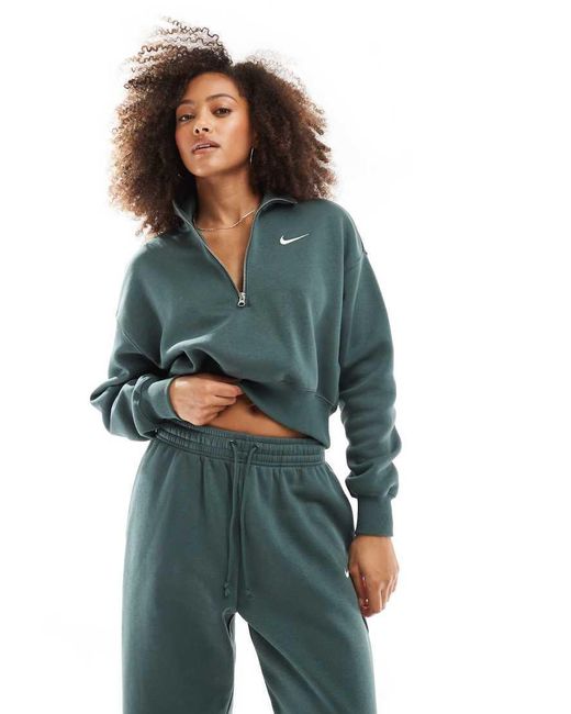 nike quarter zip women's sweatshirt