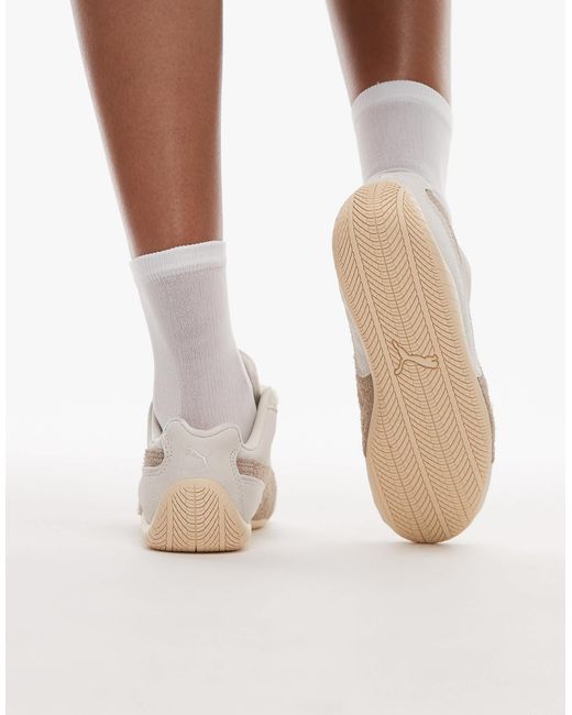 PUMA White Speedcat Elevated Trainers
