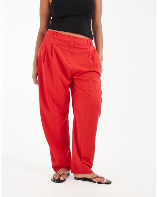ASOS Curve Tailored Tapered Trousers