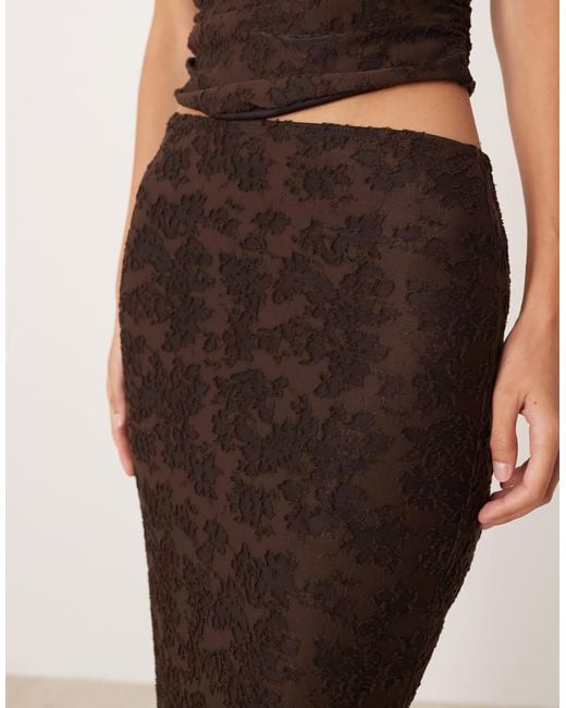 ASOS Natural Co-ord Column Maxi Skirt