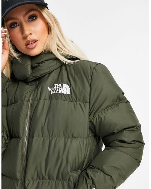 North face green parka sale