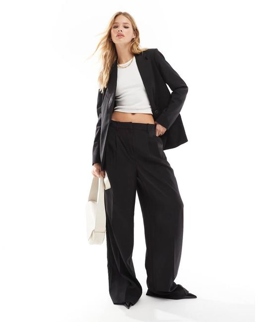 Americana De Sastre Negra Holgada Rita De (Parte De Un Conjunto) Vero Moda de color Black