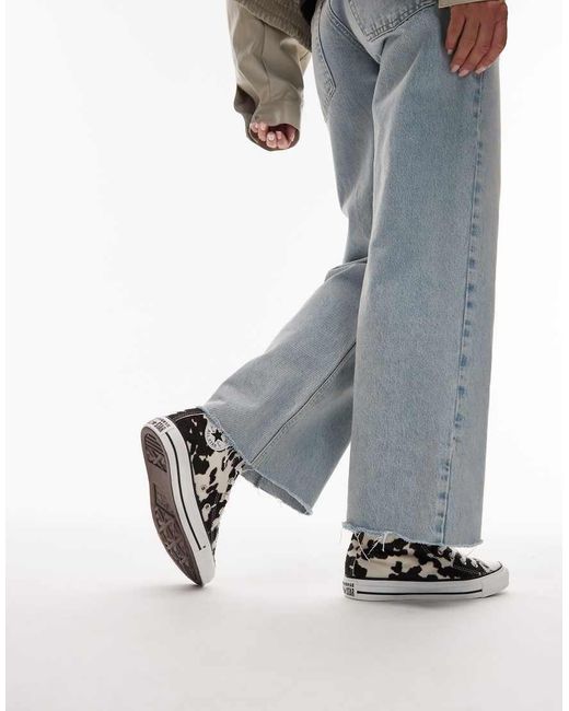 Converse Gray Chuck Taylor All Star Hi Trainers