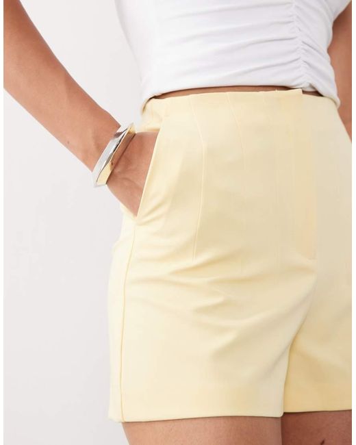 ASOS Natural A Line Tailored Short
