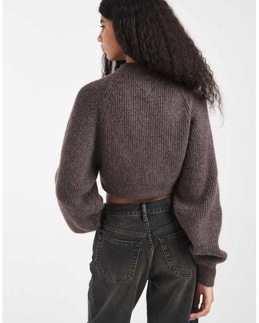 Tommy Hilfiger Gray Alpaca Knit Jumper