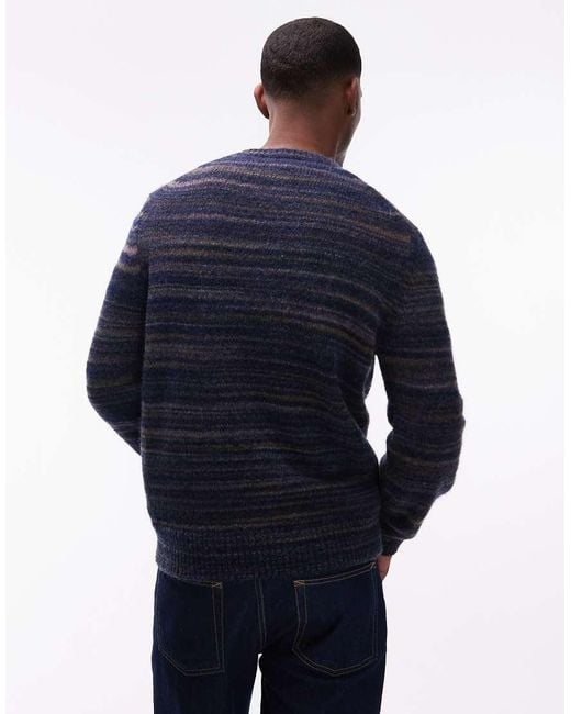 Lacoste Blue Stripe Jumper for men