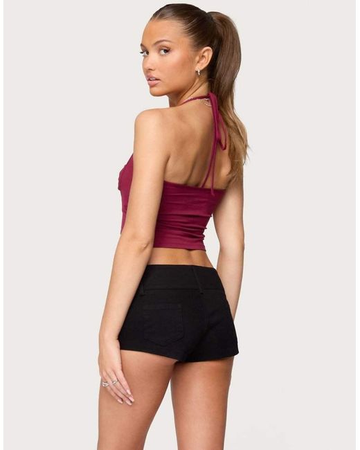 Edikted Ayana Layered Bandeau Halter Top