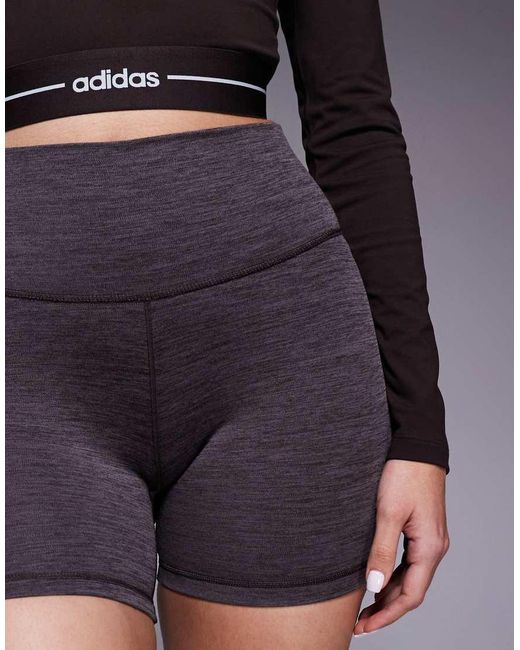 Adidas Originals Black Adidas Training All Me 5 Inch legging Shorts