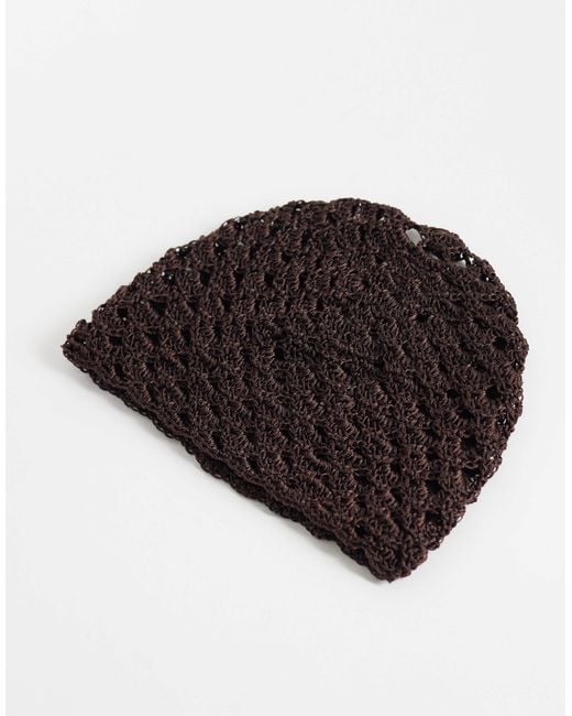 Mango Black Knitted Beanie Hat