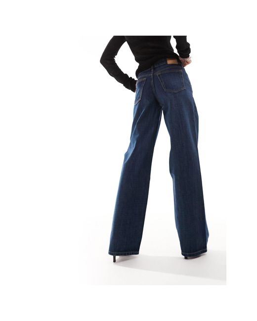 Weekday Blue Ample Low Waist baggy Fit Jeans