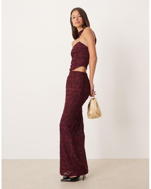 ASOS Red Co-ord Scarf Neck Bandeau