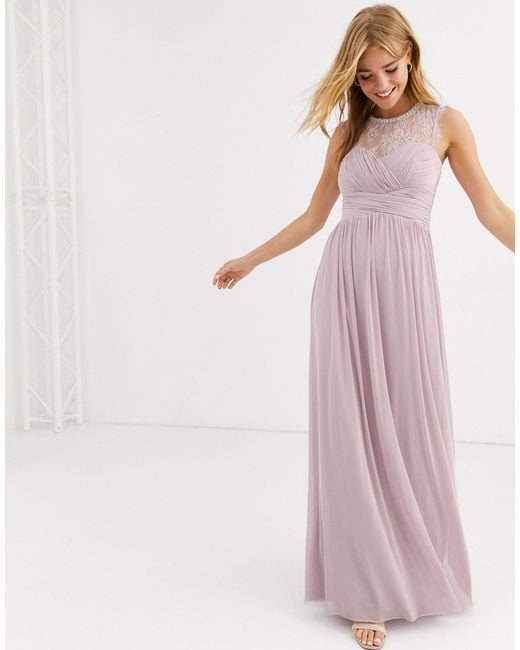 lipsy purple maxi dress