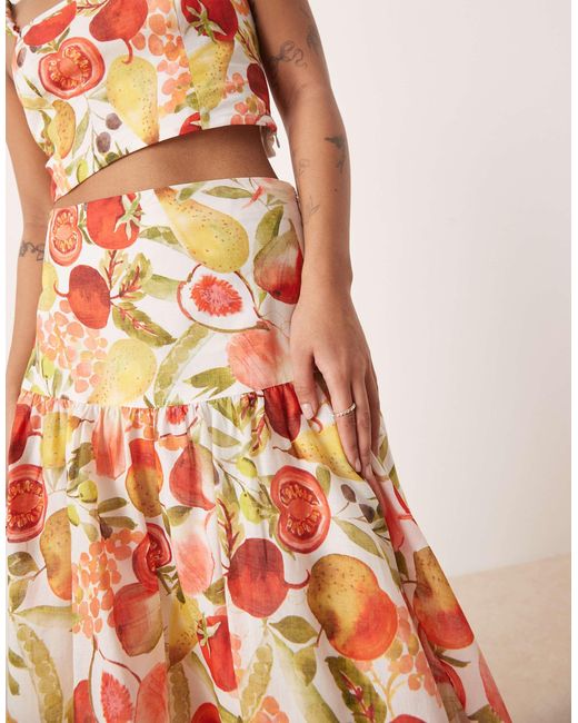 Forever New Pink Midaxi Skirt