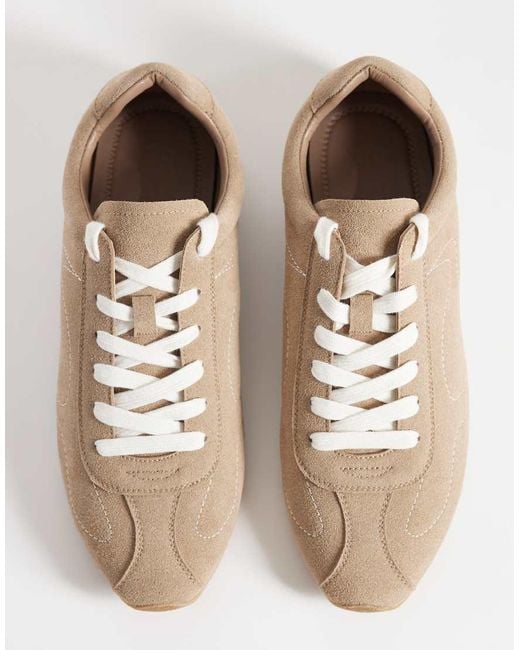 ASOS White Retro Lace Up Sneakers for men