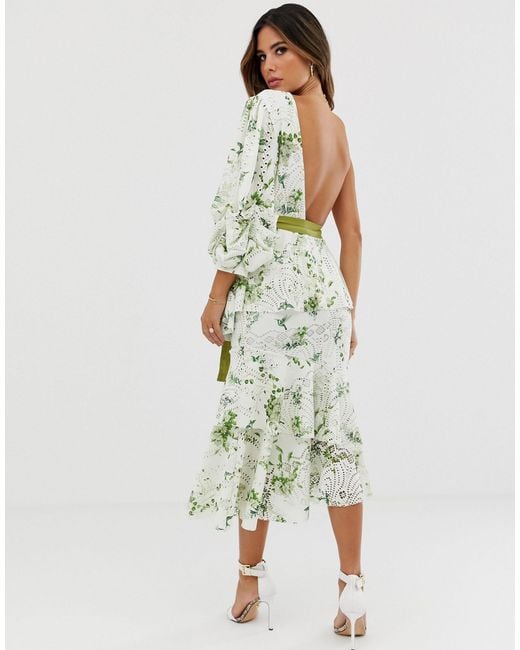 asos floral print dress