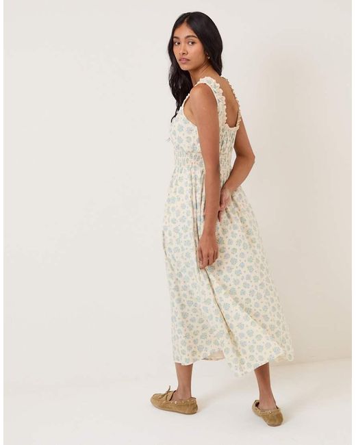 Nobody's Child Natural Rylee Bodice Detail Sleeveless Midi Dress
