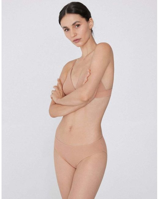 Tezenis Natural Laser-Cut Microfibre Knickers