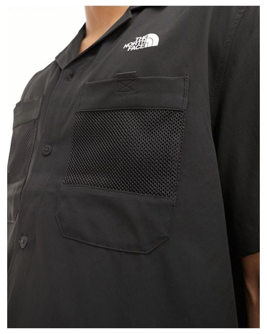 First - chemise à manches courtes avec poches en tulle The North Face pour homme en coloris Black