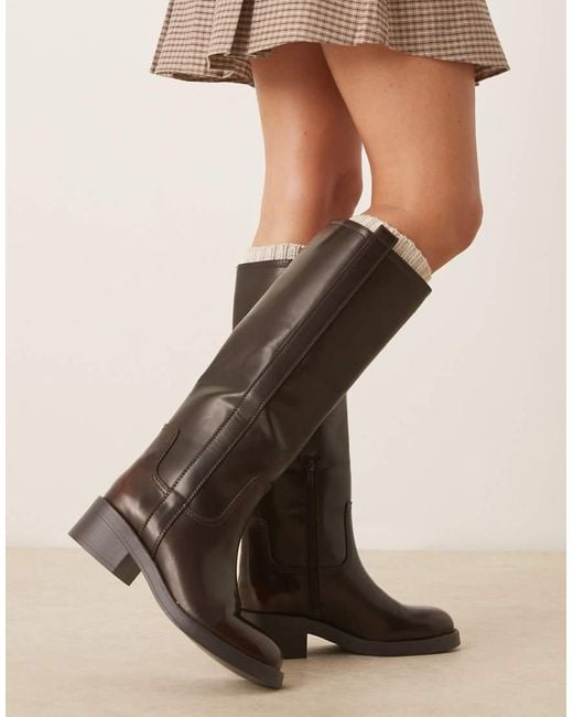 ASOS Natural Conan Pull-on Chunky Boots