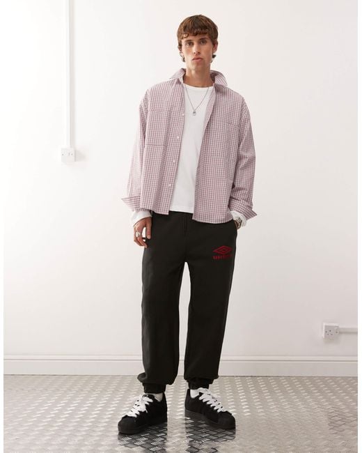 Umbro – iconic – jogginghose in Pink für Herren