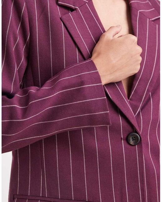 Object Purple Tailo Blazer Co-ord