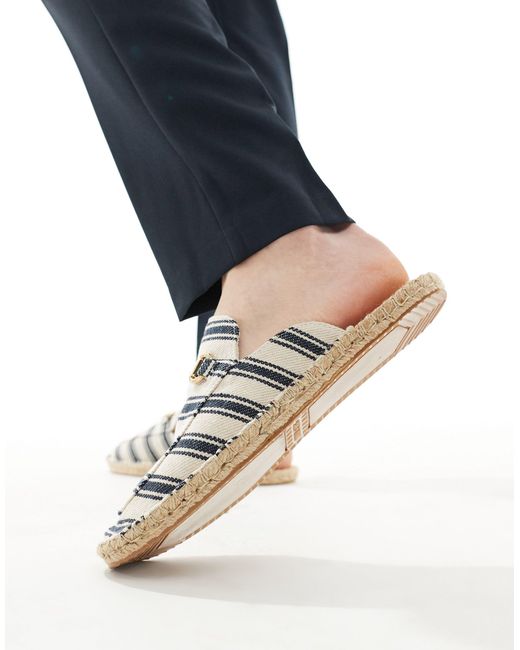 ASOS Blue Mule Espadrille With Gold Snaffle for men