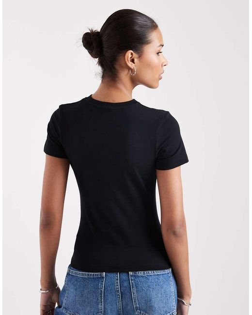 JJXX Black Gigi V Neck Tee