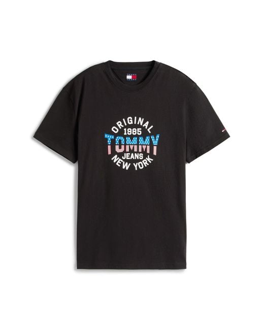 Tommy Hilfiger – t-shirt in Black für Herren