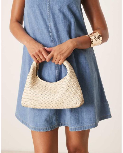 Borsa A Mano Neutra di Mango in Blue