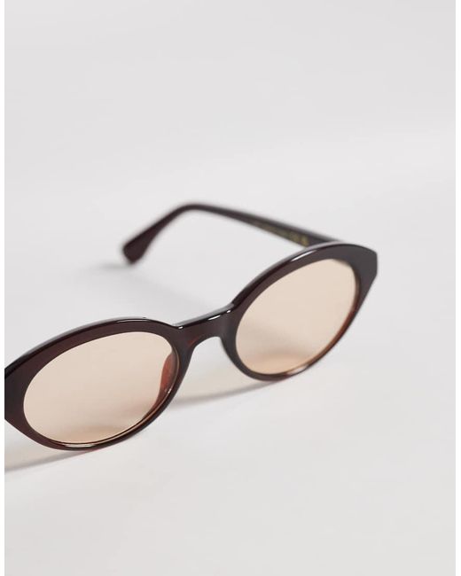 & Other Stories Natural Slim Oval Sunglasses